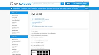 
                            12. Av-cables.dk » DVI kabel Guide