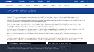 
                            12. AVA cognitive services platform | Nokia Networks