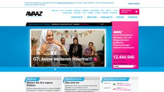 
                            5. Avaaz - Die Welt in Aktion