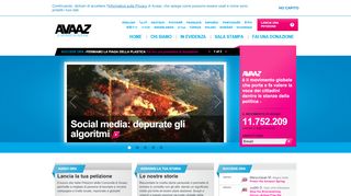 
                            5. Avaaz - Il Mondo in Azione