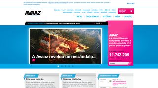 
                            3. Avaaz - O mundo em ação