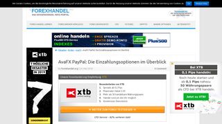 
                            13. AvaFX PayPal » Kann ich die Zahloption nutzen? - Forex Handel