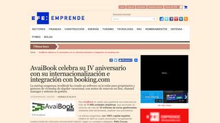 
                            10. AvaiBook celebra su IV aniversario con su internacionalización e ...