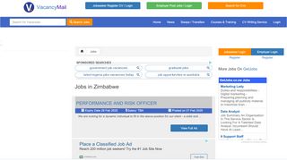 
                            6. Available Jobs Jobs In Zimbabwe. - Vacancy Mail: Find Jobs ...