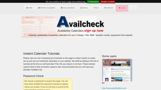 
                            8. Availcheck Instant calendar tutorials - Availcheck Availability Calendars