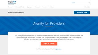 
                            13. Availity for Providers | EmpireBlue.com - Empire Blue Cross Blue Shield