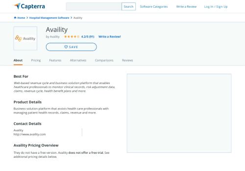 
                            13. Availity Reviews and Pricing - 2019 - Capterra