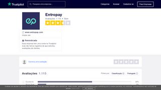 
                            9. Avaliações de Entropay | Leia as avaliações sobre www.entropay.com