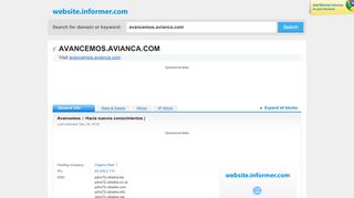 
                            5. avancemos.avianca.com at WI. Avancemos :: Hacia nuevos ...