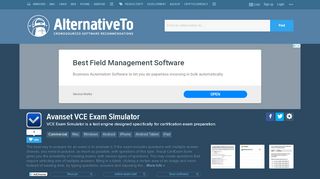 
                            5. Avanset VCE Exam Simulator Alternatives and Similar Software ...