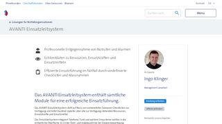 
                            9. AVANTI Einsatzleitsystem | Swisscom