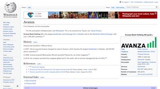 
                            7. Avanza - Wikipedia