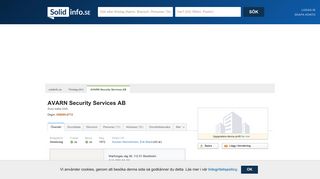 
                            10. AVARN Security Services AB - solidinfo.se