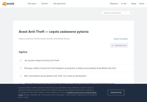 
                            5. Avast Anti-Theft — Często zadawane pytania | Oficjalna pomoc ...