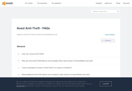 
                            10. Avast Anti-Theft - FAQs | Official Avast Support