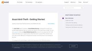 
                            5. Avast Anti-Theft - Getting Started | Official Avast Support