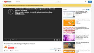 
                            11. Avast Antivirus 2016: Using your MyAvast Account - YouTube