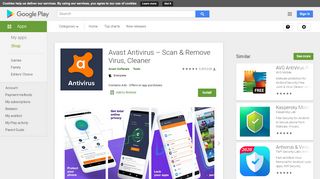 
                            8. Avast Antivirus – Mobile Security & Virus Cleaner - Apps on Google Play