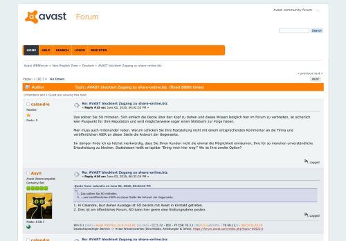 
                            5. AVAST blockiert Zugang zu share-online.biz - Avast WEBforum