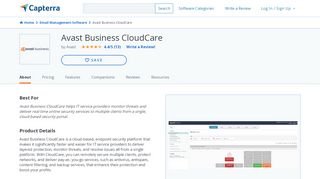 
                            12. Avast Business CloudCare Reviews and Pricing - 2019 - Capterra