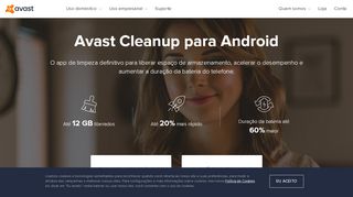 
                            8. Avast Cleanup para Android | Limpe e acelere seu celular