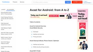 
                            10. Avast for Android antivirus review - A close look at mobile security ...