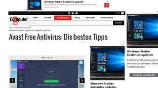 
                            12. Avast Free Antivirus: Die besten Tipps - Bilder, Screenshots ...