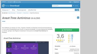 
                            4. Avast Free Antivirus | heise Download