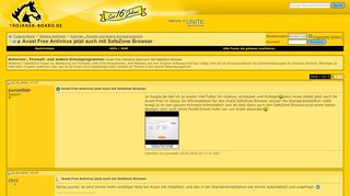 
                            8. Avast Free Antivirus jetzt auch mit SafeZone Browser - Trojaner-Board