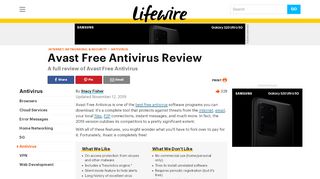 
                            10. Avast Free Antivirus Review — Is It Really Free? - Lifewire