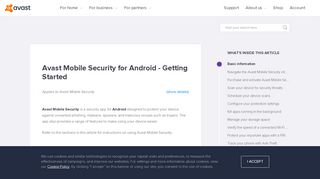 
                            6. Avast Mobile Security for Android - Getting Started | Official Avast ...