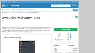 
                            6. Avast Mobile Security | heise Download