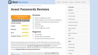 
                            13. Avast Passwords Reviews 2019 by Experts & Users - Best ...