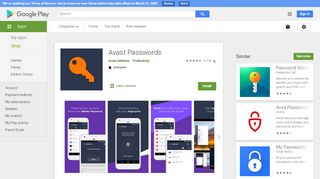 
                            9. Avast Passwörter – Apps bei Google Play