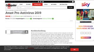 
                            9. Avast Pro Antivirus 2019 18.7.2354 - Download - COMPUTER BILD