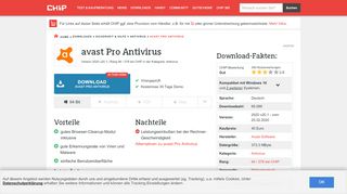 
                            10. avast Pro Antivirus 2019 Download – kostenlos – CHIP