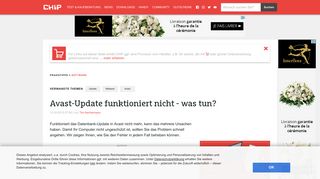 
                            6. Avast-Update funktioniert nicht - was tun? - CHIP