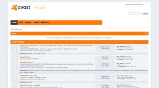 
                            3. Avast WEBforum - Index