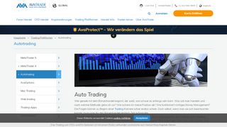 
                            3. AvaTrade: Die beste Autotrading Plattform ▷ Professionell Traden