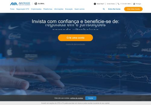 
                            5. AvaTrade: Forex Trading - Melhor Broker Online