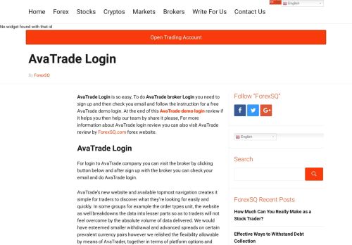 
                            10. AvaTrade Login - AvaTrade Demo Login - AvaTrade Broker Login