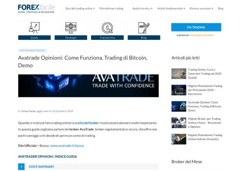 
                            5. Avatrade Opinioni: Come Funziona, Bitcoin e Demo [BONUS 2019]