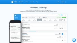 
                            3. Avaza - Online Timesheets, Time Tracking & Reporting