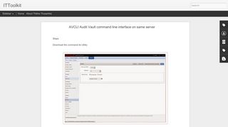 
                            6. AVCLI Audit Vault command line interface on same server | ITToolkit