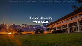 
                            9. Ave Maria University WebMail