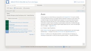 
                            3. Áven — BIBLIOTECA ON-LINE da Torre de Vigia - jw.org