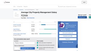 
                            10. Average City Property Management Salary - PayScale