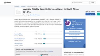 
                            5. Average Fidelity Security Services Salary - PayScale