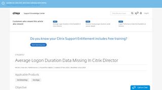 
                            5. Average Logon Duration Data Missing In Citrix Director