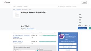 
                            10. Average Navatar Group Salary - PayScale